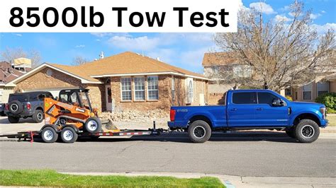 f250 pulling skid steer|Towing a skid steer with 02 F250 .